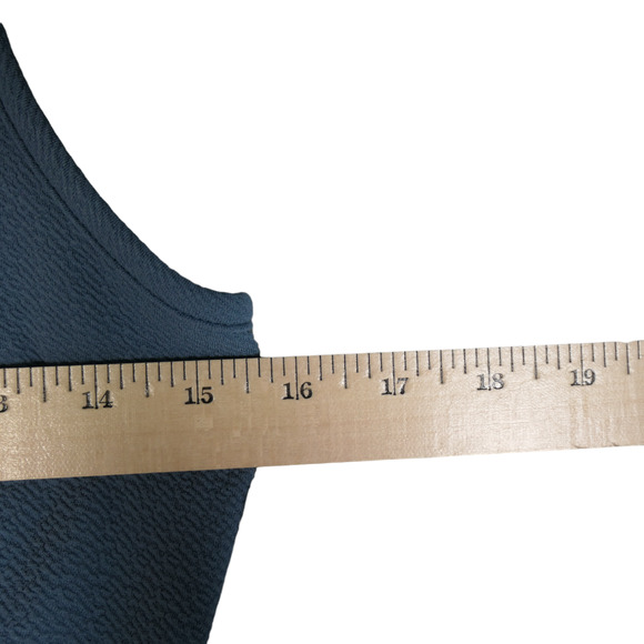 Kimchi Blue Anthropologie Romper Womens Small Blue Stretch Textured Boho - Picture 12 of 13